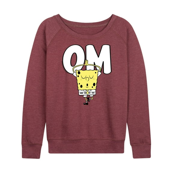 SpongeBob SquarePants - Yoga Pose - Women's Lightweight French Terry Long Sleeve Shirt