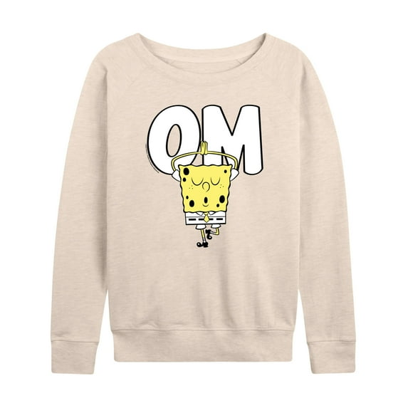 SpongeBob SquarePants - Yoga Pose - Women's Lightweight French Terry Long Sleeve Shirt