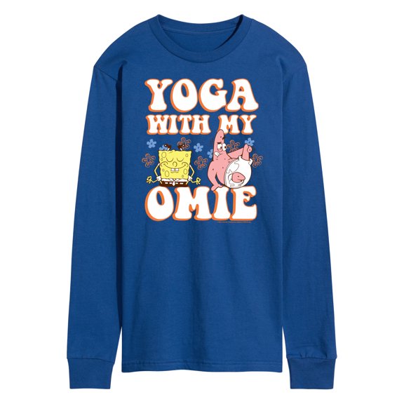SpongeBob SquarePants - Yoga With My Omie - Men's Long Sleeve T-Shirt
