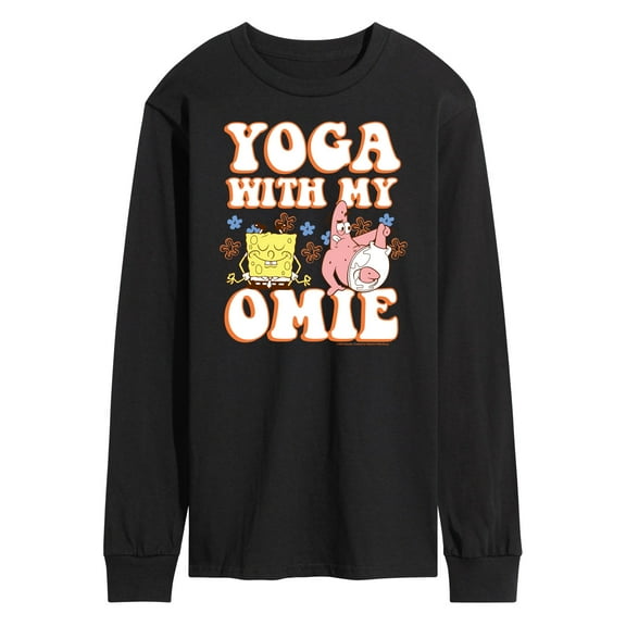 SpongeBob SquarePants - Yoga With My Omie - Men's Long Sleeve T-Shirt