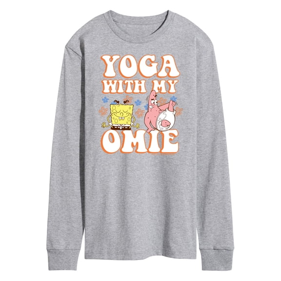 SpongeBob SquarePants - Yoga With My Omie - Men's Long Sleeve T-Shirt