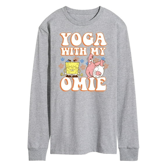 SpongeBob SquarePants - Yoga With My Omie - Men's Long Sleeve T-Shirt