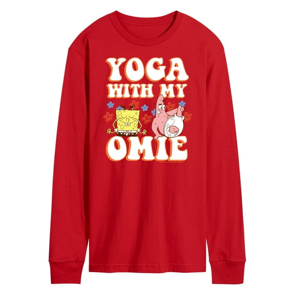 SpongeBob SquarePants - Yoga With My Omie - Men's Long Sleeve T-Shirt