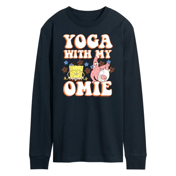 SpongeBob SquarePants - Yoga With My Omie - Men's Long Sleeve T-Shirt