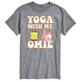 thumbnail image 1 of SpongeBob SquarePants - Yoga With My Omie Spongebob and Patrick - Men's Short Sleeve Graphic T-Shirt, 1 of 6