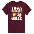 thumbnail image 1 of SpongeBob SquarePants - Yoga With My Omie Spongebob and Patrick - Men's Short Sleeve Graphic T-Shirt, 1 of 6