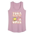 thumbnail image 1 of SpongeBob SquarePants - Yoga with My Omie - Women's Racerback Tank Top, 1 of 6