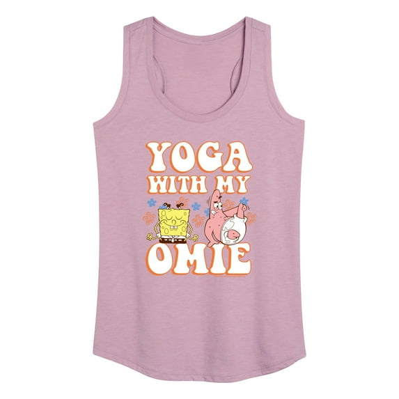 SpongeBob SquarePants - Yoga with My Omie - Women's Racerback Tank Top