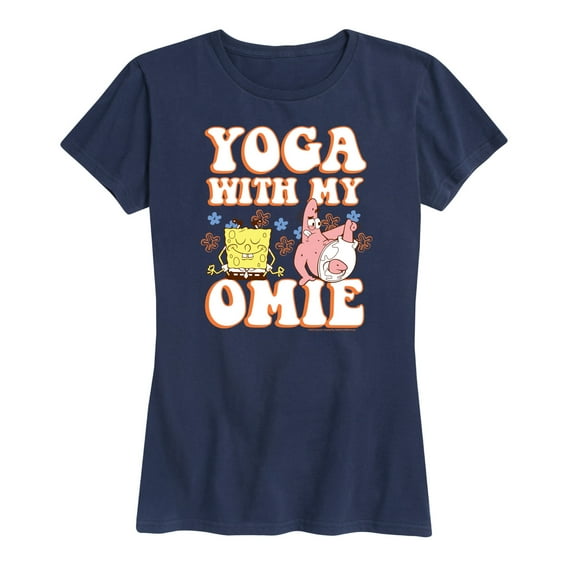 SpongeBob SquarePants - Yoga with My Omie - Women's Short Sleeve Graphic T-Shirt