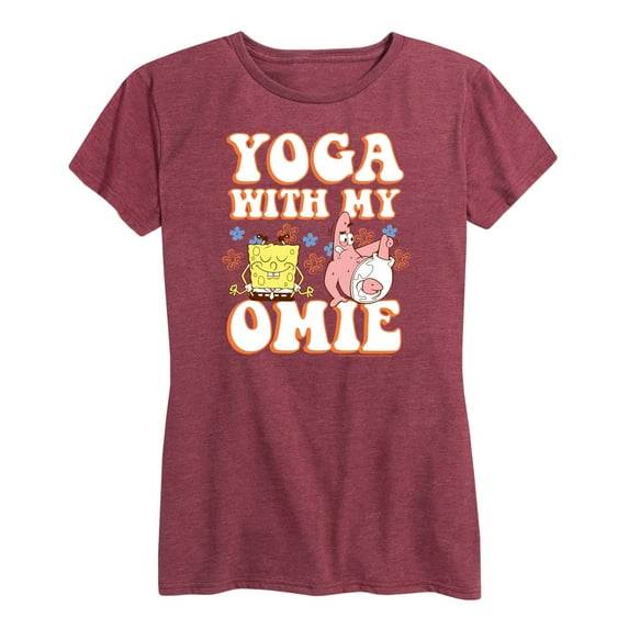 SpongeBob SquarePants - Yoga with My Omie - Women's Short Sleeve Graphic T-Shirt