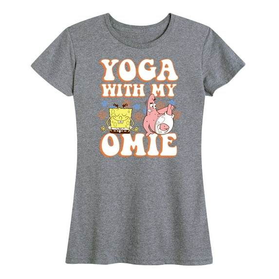 SpongeBob SquarePants - Yoga with My Omie - Women's Short Sleeve Graphic T-Shirt
