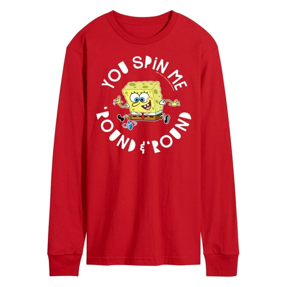 SpongeBob SquarePants - You Spin Me Round And Round - Men's Long Sleeve T-Shirt
