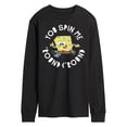 thumbnail image 1 of SpongeBob SquarePants - You Spin Me Round And Round - Men's Long Sleeve T-Shirt, 1 of 6