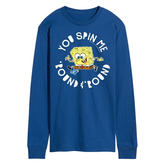 SpongeBob SquarePants - You Spin Me Round And Round - Men's Long Sleeve T-Shirt