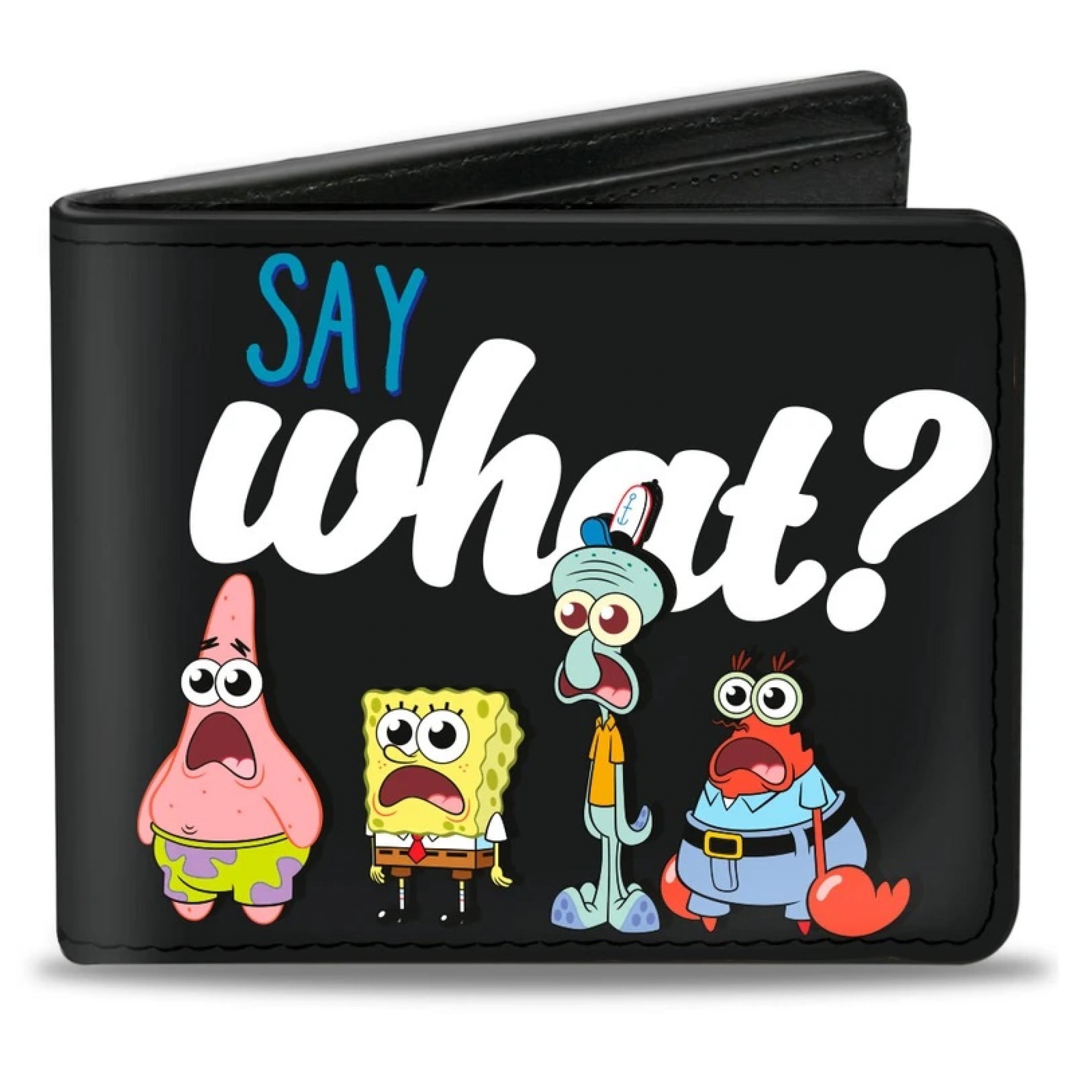 SpongeBob SquarePants and Friends Say What Men's Bi-Fold Wallet ...