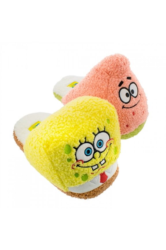 and Patrick Fuzzy Slippers-Medium (7/8)