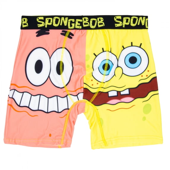 SpongeBob SquarePants and Patrick Split Boxer Briefs-XLarge