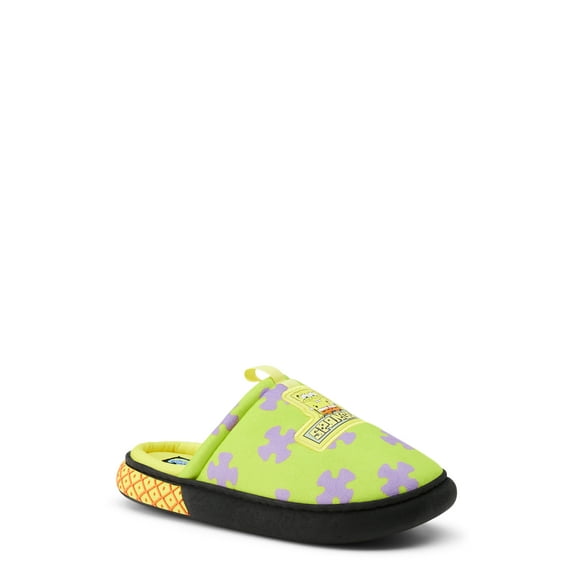 SpongeBob SquarePants and Patrick Star Men's Bounce Scuff Slippers, dual sizes 7/8-13/14