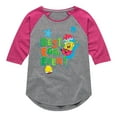 thumbnail image 1 of SpongeBob Squarepants - Best Egg Ever - Toddler And Youth Girls Raglan Graphic T-Shirt, 1 of 6