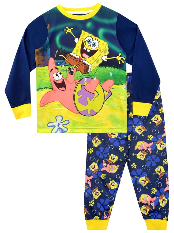 Boys Patrick Pajamas Blue Sizes 4-12