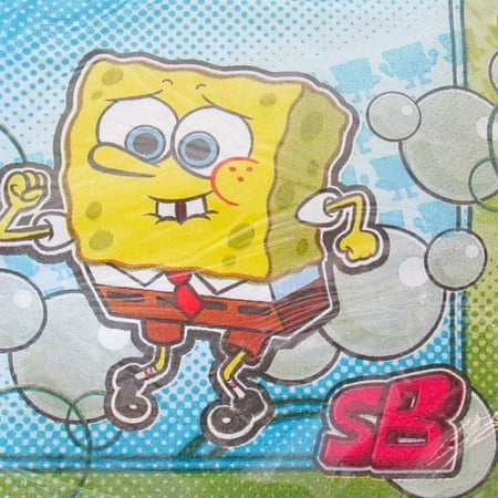 SpongeBob Squarepants 'Bubbles' Small Napkins (16ct)