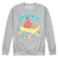 thumbnail image 1 of SpongeBob Squarepants - Easter Is Egg - Men's Crew Neck Fleece Pullover, 1 of 6