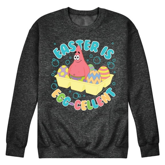 SpongeBob Squarepants - Easter Is Egg - Men's Crew Neck Fleece Pullover