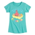 thumbnail image 1 of SpongeBob Squarepants - Easter Is Egg - Toddler And Youth Girls Short Sleeve Graphic T-Shirt, 1 of 6