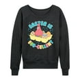 thumbnail image 1 of SpongeBob Squarepants - Easter Is Egg - Women's Lightweight French Terry Long Sleeve Shirt, 1 of 6