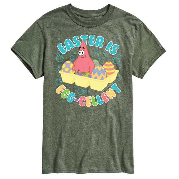 SpongeBob Squarepants - Easter Is Egg-cellent Patrick - Men's Short Sleeve Graphic T-Shirt