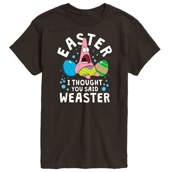 SpongeBob Squarepants - Easter Weaster Patrick - Men's Short Sleeve Graphic T-Shirt