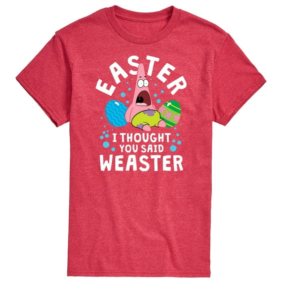 SpongeBob Squarepants - Easter Weaster Patrick - Men's Short Sleeve Graphic T-Shirt