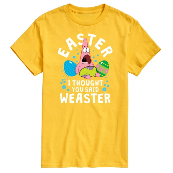 SpongeBob Squarepants - Easter Weaster Patrick - Men's Short Sleeve Graphic T-Shirt