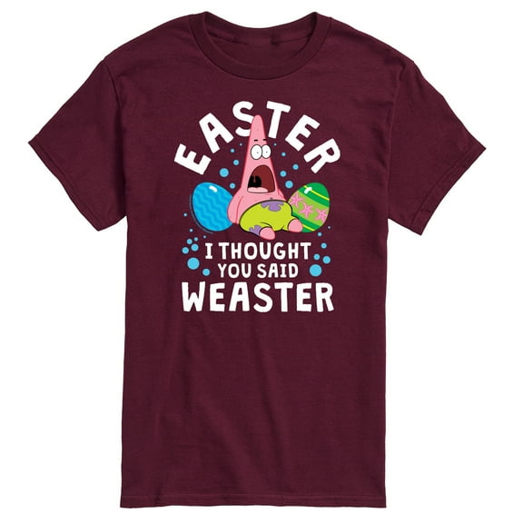 SpongeBob Squarepants - Easter Weaster Patrick - Men's Short Sleeve Graphic T-Shirt