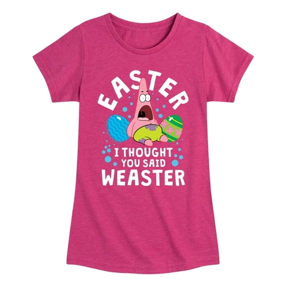 SpongeBob Squarepants - Easter Weaster - Toddler And Youth Girls Short Sleeve Graphic T-Shirt
