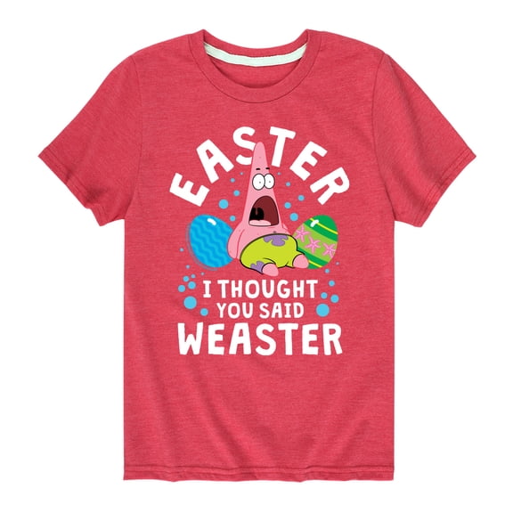 SpongeBob Squarepants - Easter Weaster - Toddler And Youth Short Sleeve Graphic T-Shirt
