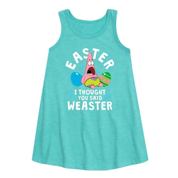 SpongeBob Squarepants - Easter Weaster - Toddler and Youth Girls A-line Dress