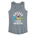 thumbnail image 1 of SpongeBob Squarepants - Easter Weaster - Women's Racerback Tank Top, 1 of 6