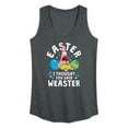 thumbnail image 1 of SpongeBob Squarepants - Easter Weaster - Women's Racerback Tank Top, 1 of 6