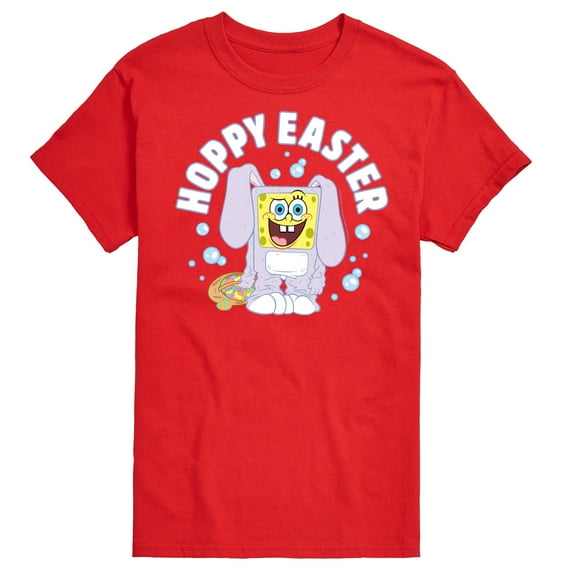 SpongeBob Squarepants - Hoppy Easter Bunny Spongebob - Men's Short Sleeve Graphic T-Shirt