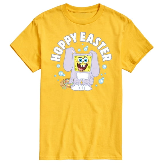 SpongeBob Squarepants - Hoppy Easter Bunny Spongebob - Men's Short Sleeve Graphic T-Shirt