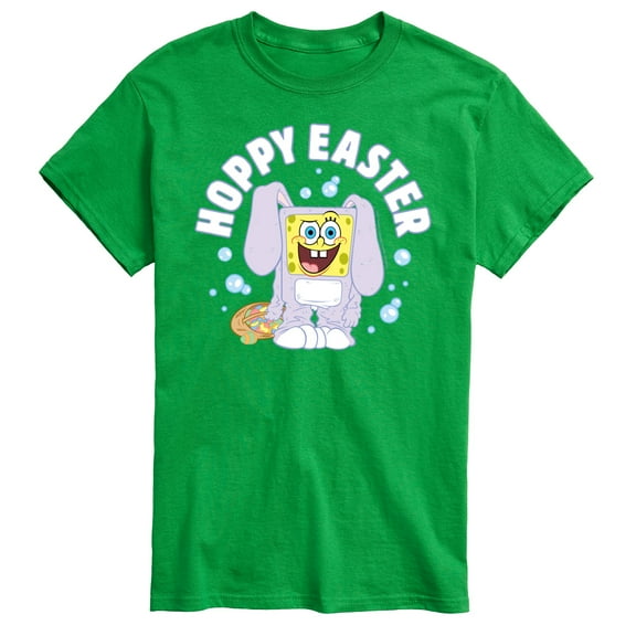 SpongeBob Squarepants - Hoppy Easter Bunny Spongebob - Men's Short Sleeve Graphic T-Shirt