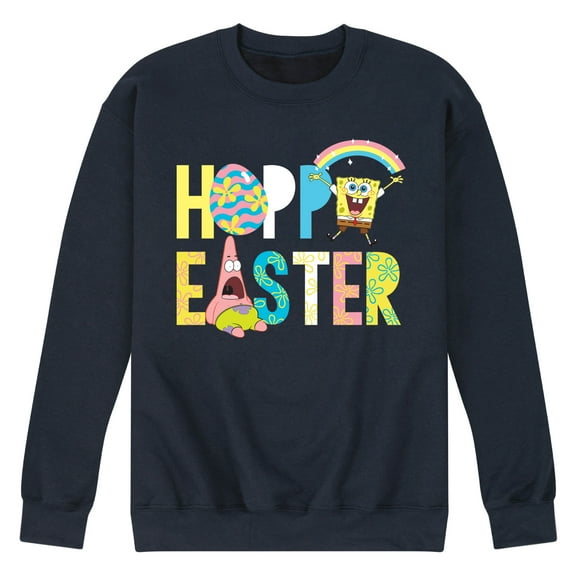 SpongeBob Squarepants - Hoppy Easter Icons - Men's Crew Neck Fleece Pullover