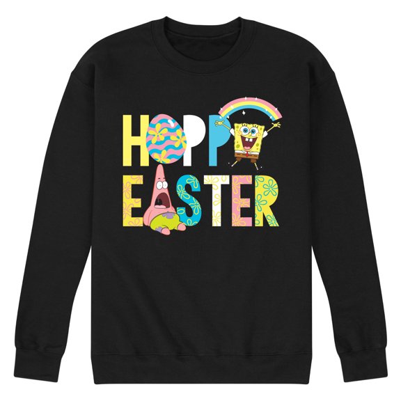 SpongeBob Squarepants - Hoppy Easter Icons - Men's Crew Neck Fleece Pullover