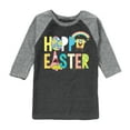 thumbnail image 1 of SpongeBob Squarepants - Hoppy Easter Icons - Toddler And Youth Raglan Graphic T-Shirt, 1 of 7