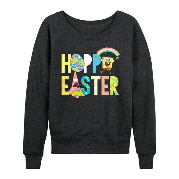 SpongeBob Squarepants - Hoppy Easter Icons - Women's Lightweight French Terry Long Sleeve Shirt