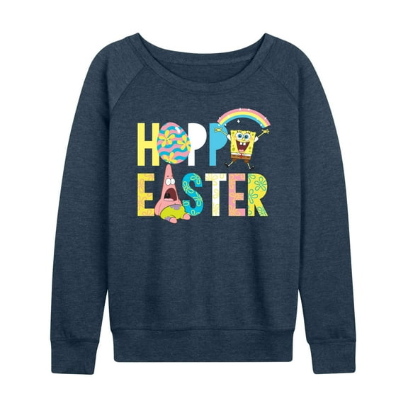 SpongeBob Squarepants - Hoppy Easter Icons - Women's Lightweight French Terry Long Sleeve Shirt