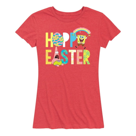SpongeBob Squarepants - Hoppy Easter Icons - Women's Short Sleeve Graphic T-Shirt