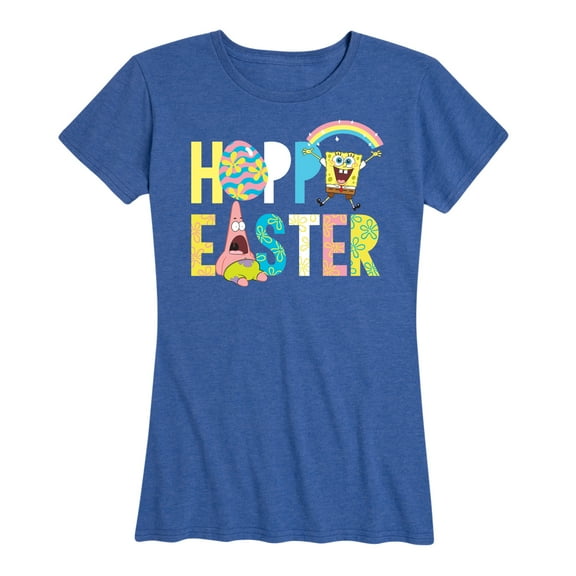SpongeBob Squarepants - Hoppy Easter Icons - Women's Short Sleeve Graphic T-Shirt