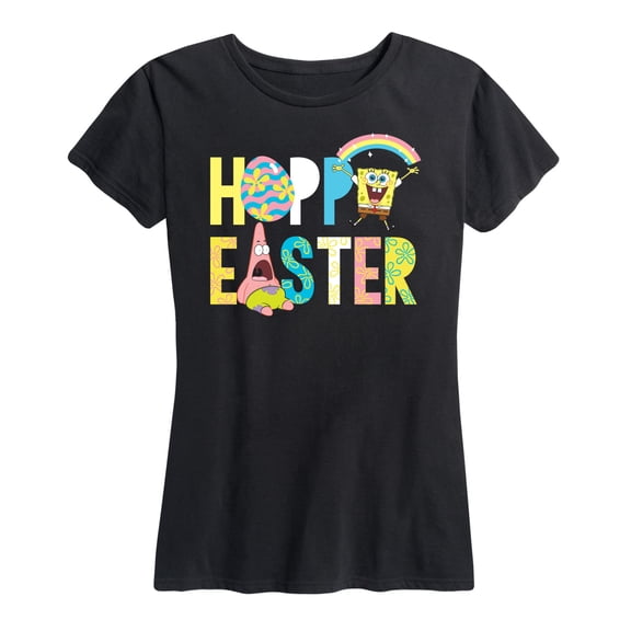 SpongeBob Squarepants - Hoppy Easter Icons - Women's Short Sleeve Graphic T-Shirt